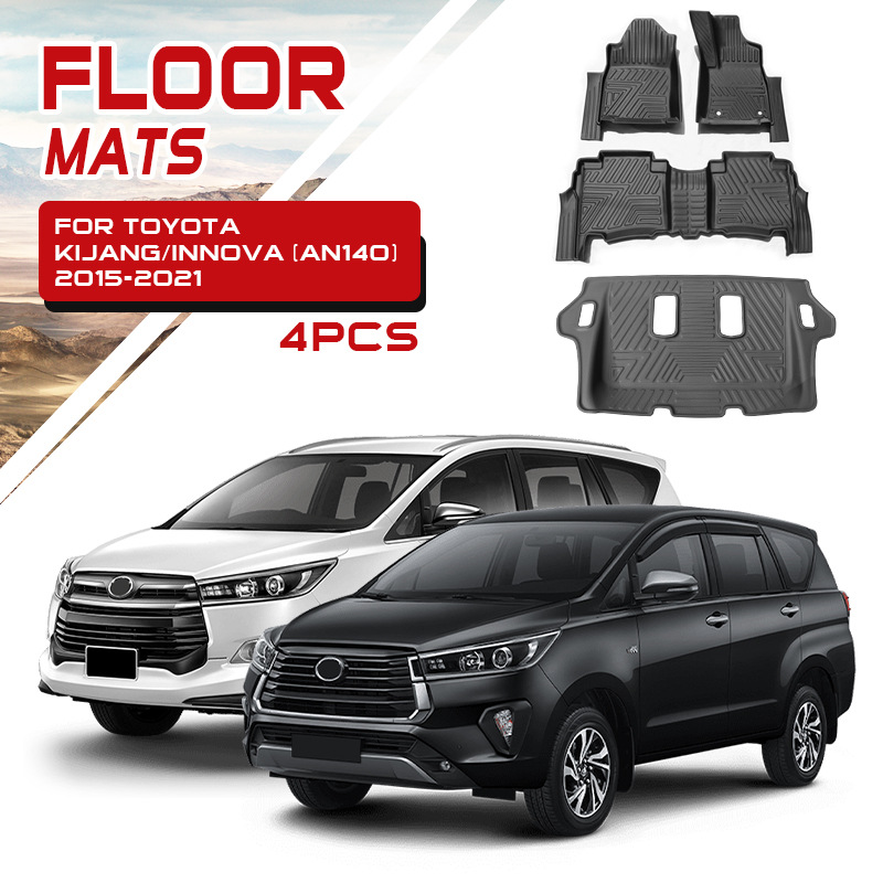 Adecuado para Toyota Innova Kijang, timón derecho, alfombrilla especial para automóvil, alfombrilla impermeable 5D TPE