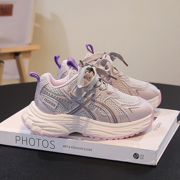 Zapatos deportivos de malla para niños 2026 primavera y verano nuevos zapatos de papá para niños velcro antideslizante zapatos casuales para niños image 10