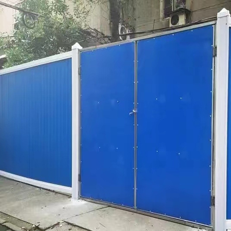 隔离栏彩钢围挡 市政施工铁皮围挡道路建筑装配式隔离围墙挡板