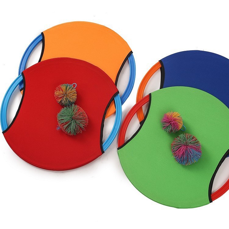 Children's Bomb Ring Throwing Ball Kindergarten Feelings Training Parent-Child Outdoor Sports Equipment Tray Soft Frisbee Toy