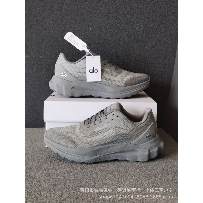 Cross-border Alo Runner Jin Zhixiu lujoso ligero conjunto completo de zapatos deportivos casuales de malla transpirable ultraligero para hombres y mujeres
