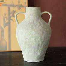 现代简约陶瓷花瓶釉变插花器家用客厅玄关花瓶摆件创意干花家居装