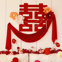 結婚式の部屋の装飾ガーゼ小道具背景布天井スパンコール階段手すり装飾美容ガーゼ結婚式の部屋の装飾ガーゼ