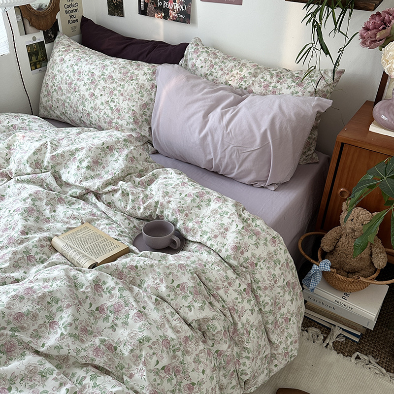 浪漫满屋(枕套混搭浅紫)