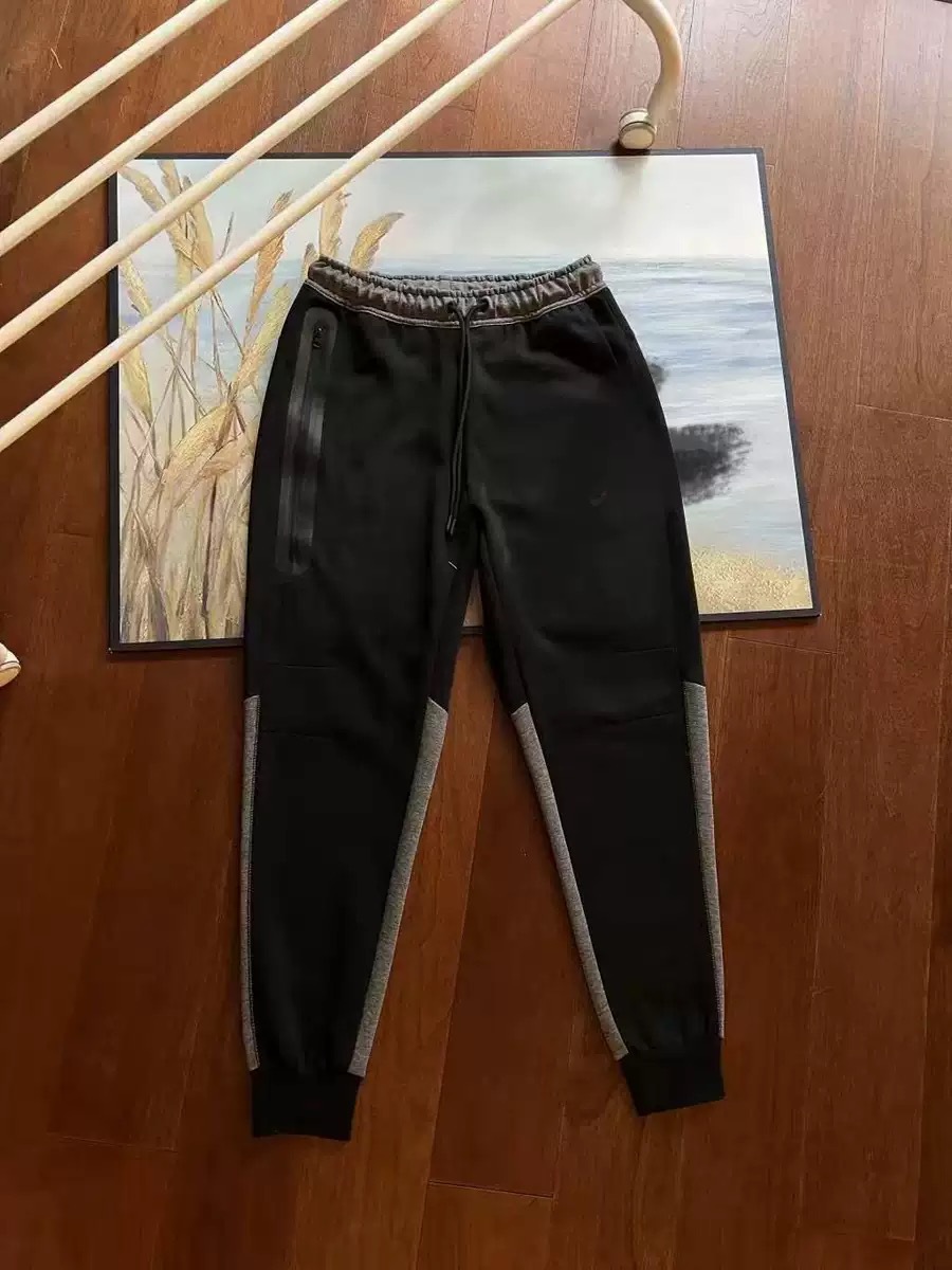Nike Tech Fleece Sweatpants Color-Block Black Grey