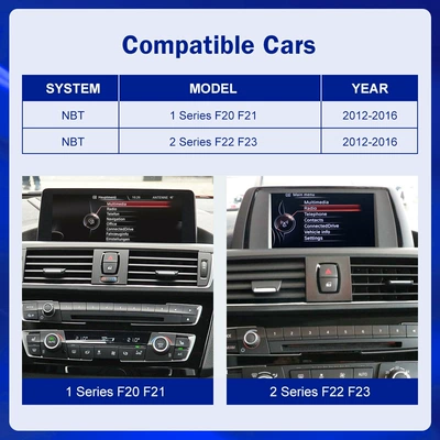 Display for Bmw 1/2: Car display