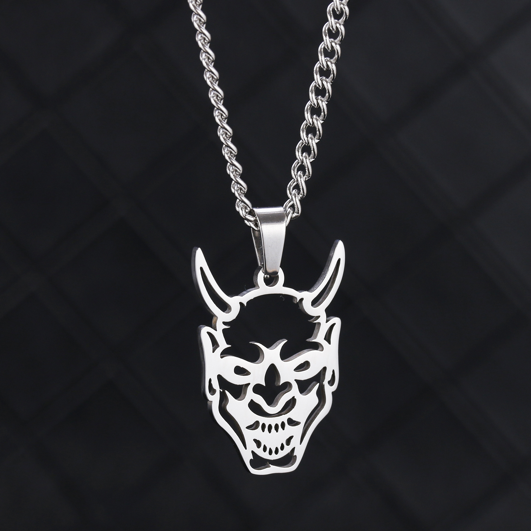 Geometric Pattern Men'S Gender Casual Geometric Stainless Steel Titanium Steel Plating Men's Pendant Necklace