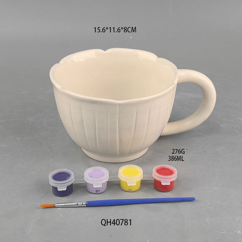 Cerámica DIY33D Taza con forma de dinosaurio Taza ins linda y de alto valor con pintura para pintar y beber agua