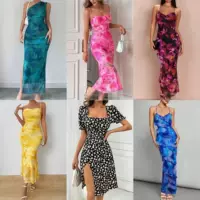 2024 трансграничная внешнеторговая женская куртка Dress Amazon лето новый женский gown заводской хвост