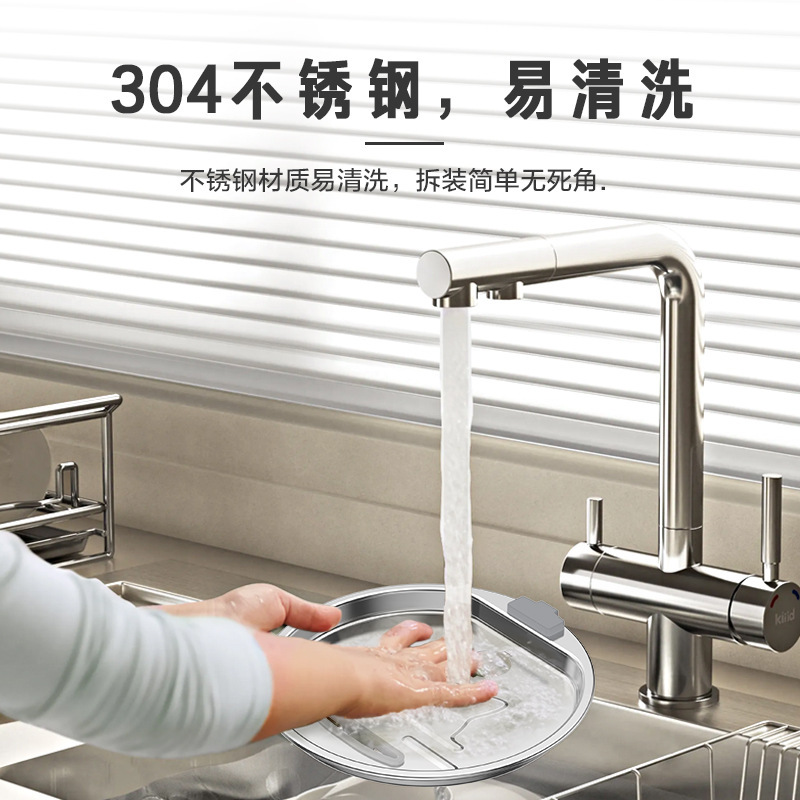 跨境2.2L圆型宠物智能饮水机器304不锈钢自动喂食器狗猫咪自动流|undefined