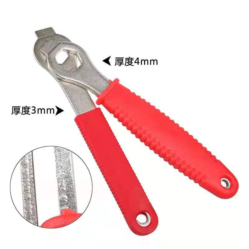 Mountain Road bicicleta tire caballo agujero cuadrado diente placa manivela eje medio desmontaje instalación reparación herramienta de reparación traje