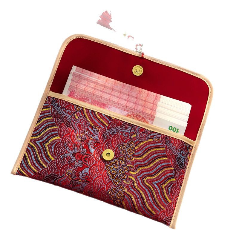 Lista de oro título sobre rojo examen de ingreso a la escuela secundaria mil yuanes feliz bolso de dinero cumpleaños de luna llena para niños regalo de adulto Li es sello