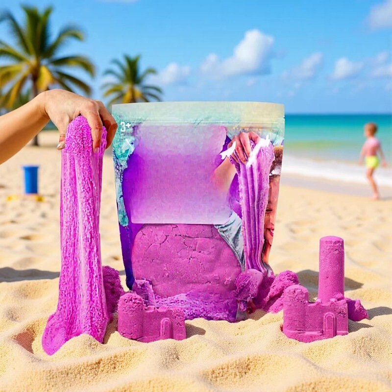 Magic Space Mars Power Dynamic Starry Sky Shaped Children's Toy Indoor Imitation Porcelain Sand Colored Sand Bulk Handmade