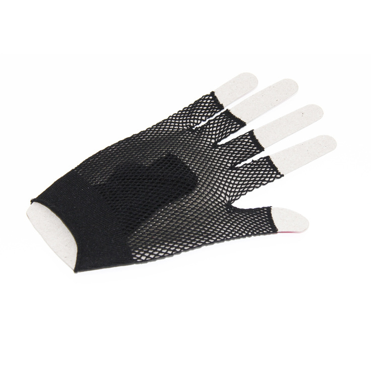 Malla corta medio dedo guantes discoteca sexy guantes etapa rendimiento guantes suministro directo de fábrica europeos y americanos nuevos productos
