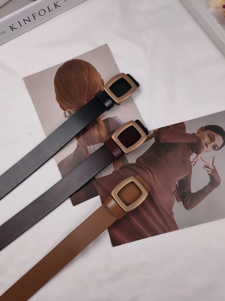 2024 Europe et Amérique Vente Chaude Nouvelle Ceinture Femmes Instagram Polyvalent Jeunes Tendance De La Mode Simplicité Correspondant Jeans Ceinture_voghion.com