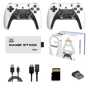 Cross-Border 2024 New Model M15 (4Kpro) Double Wireless High-Definition HDMI Mini Home Game Nostalgic Tv