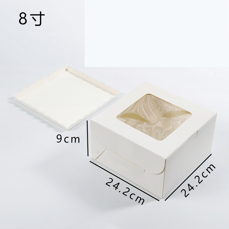 Caja Blanca de 8 pulgadas de 5 - 3; 1 juego