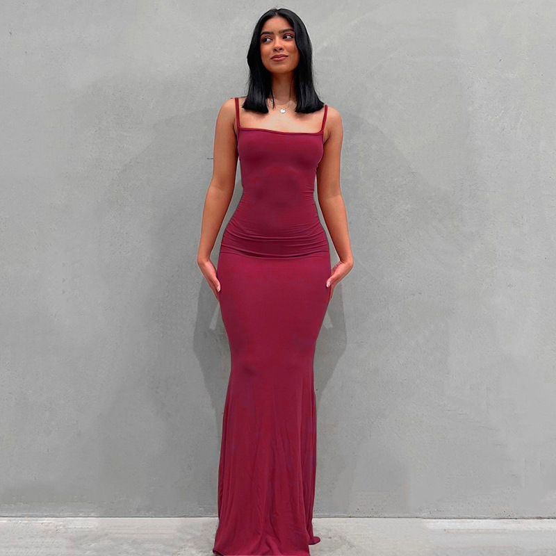 Europa y América transfronteriza nueva Kardashian desnata mono de las mujeres Vestido largo de comercio exterior casual SLIM-Fit de manga larga mono de casa image 35