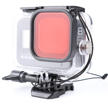 For GoPro8�\�����C��� 45�׼tɫ��ɫ��ˮ�V�RHero8�ܷ❓ˮ���o