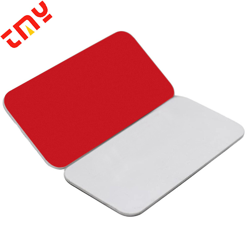 흰색 바탕에 빨간색 (직사각형 76*38mm)