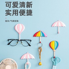かわいい漫画のフックの強力な接着剤のドアの後ろのキーは創意的な台所を包みます。