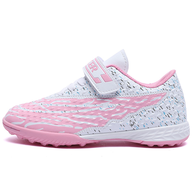 Nuevos zapatos de fútbol infantiles para hombres y mujeres, niños medianos y grandes AG clavos rotos TF entrenamiento de estudiantes, zapatos de fútbol antideslizantes transpirables profesionales