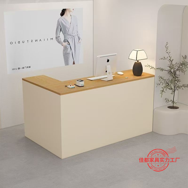 Clothing Store Small Front Desk Cashier Counter Company Bar Counter Table Beauty Salon Reception Desk Counter Computer Desk Office Desk
