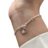 Sophisticated zirconium, small bracelet, design brand cute universal jewelry, light luxury style, trend of season