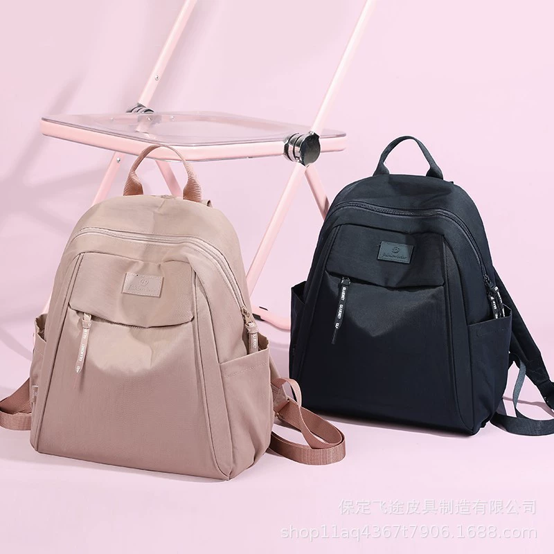 博卜 Fashionable nylon trend backpack for leisure, waterproof bag, city style, (Cross-border trading)