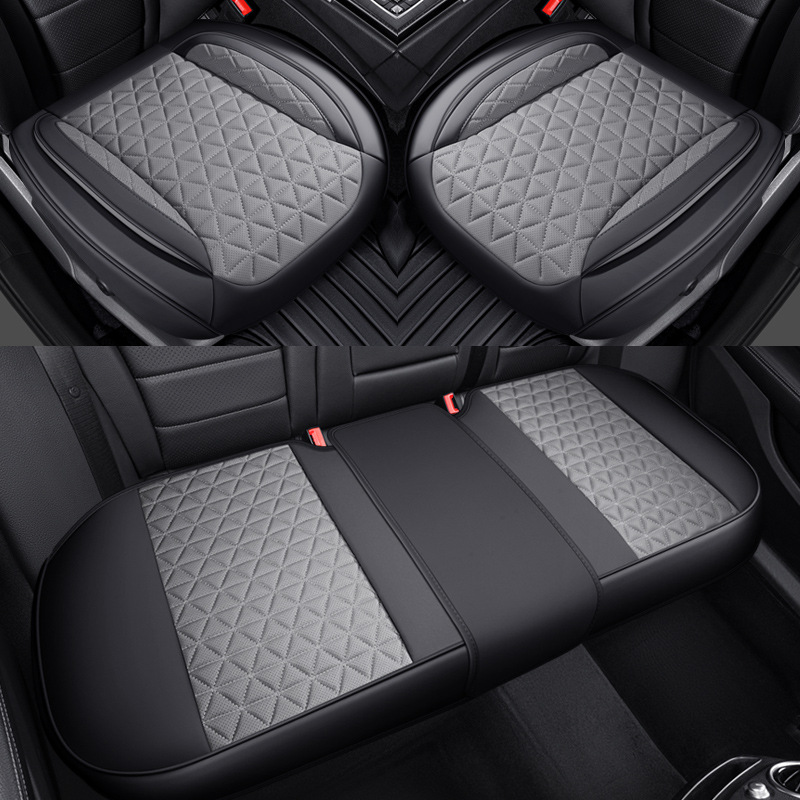 Seat cushion, seat cover – Universal Leather Car Seat - black