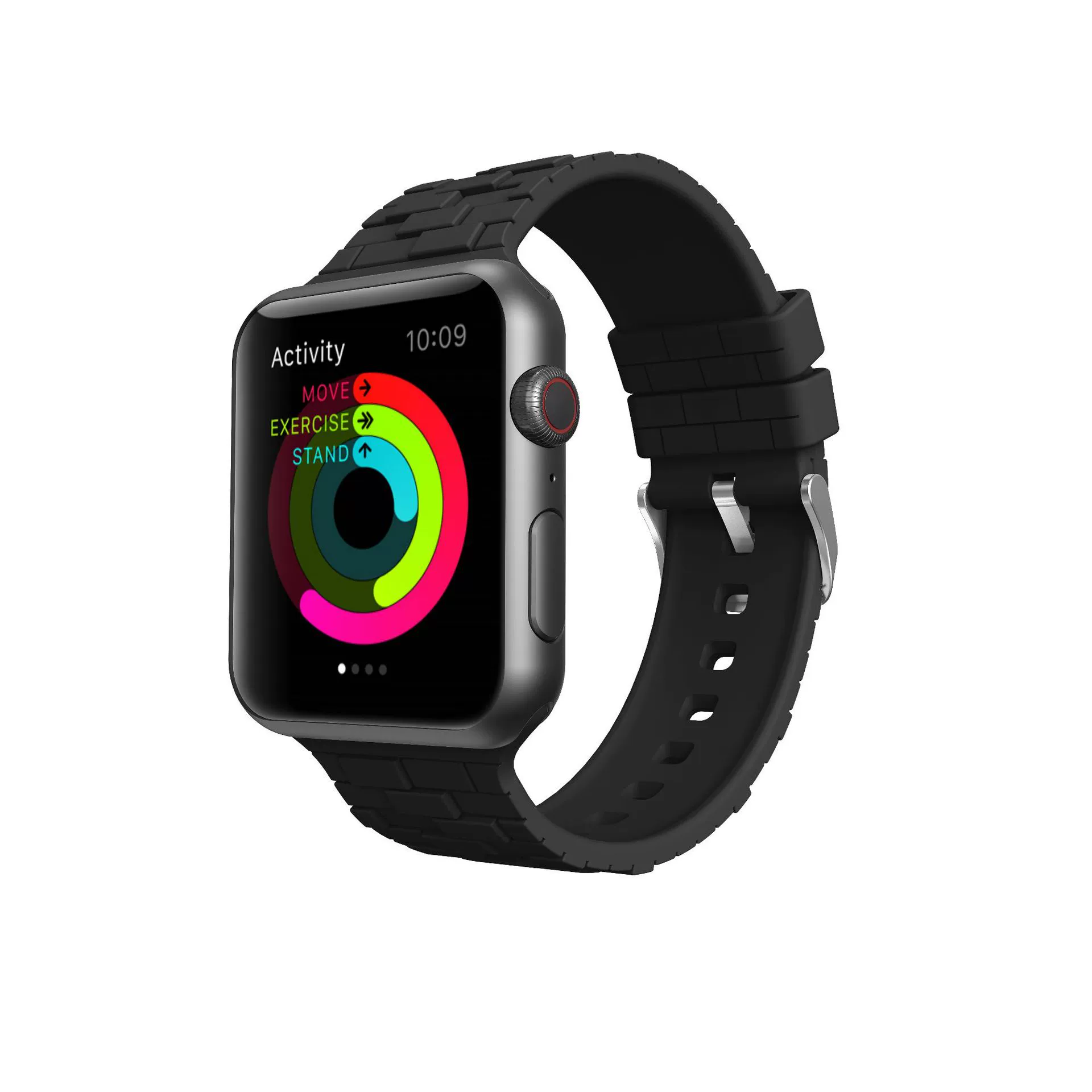 Apple, силиконовый ремешок для часов, кубик Рубика