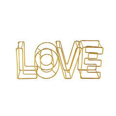 Factory direct sales creative Valentine's Day iron art ornaments LOVE iron wire decoration bedroom living room accessories bar small gifts