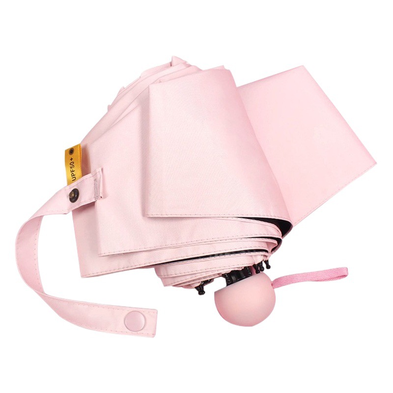 Mini paraguas de cinco veces cápsula paraguas de sol protección solar femenina protección UV sombrilla paraguas de bolsillo pequeño paraguas portátil personalización