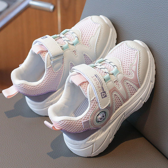 Children's Sports Shoes Spring 2024 New Boys' Mesh Girls' Baby Shoes Spring & Fall Kidsren's Casual Dad Shoes