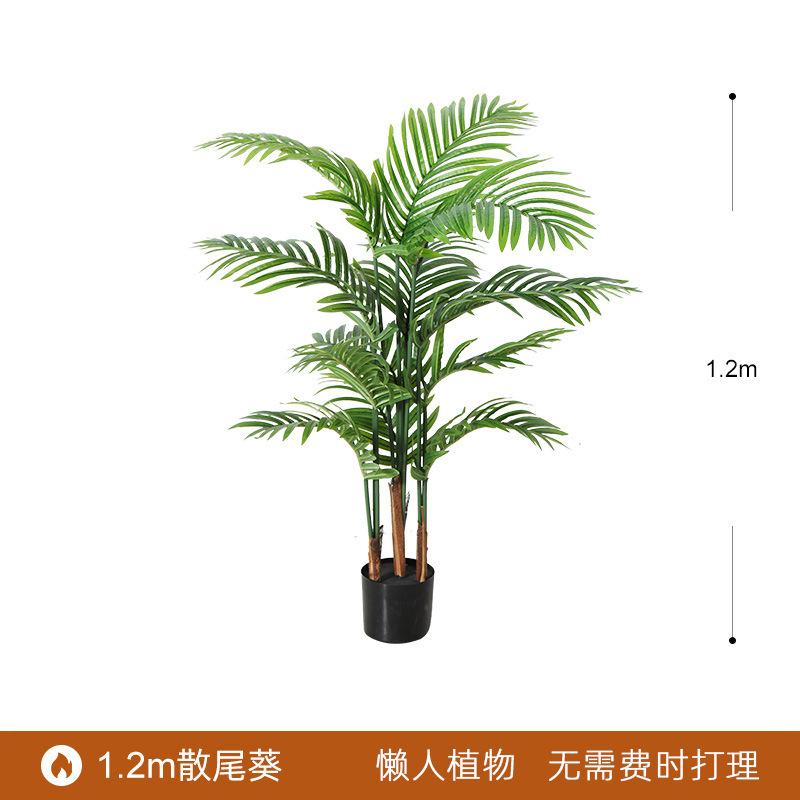 Planta verde artificial bonsai interior gran planta decoración fábrica al por mayor paraíso pájaro plátano decoración paisaje bonsai image 15