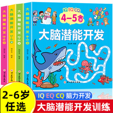 儿童全脑潜能开发全书 幼儿思维逻辑训练书幼儿园2-3-4-5-6岁益智