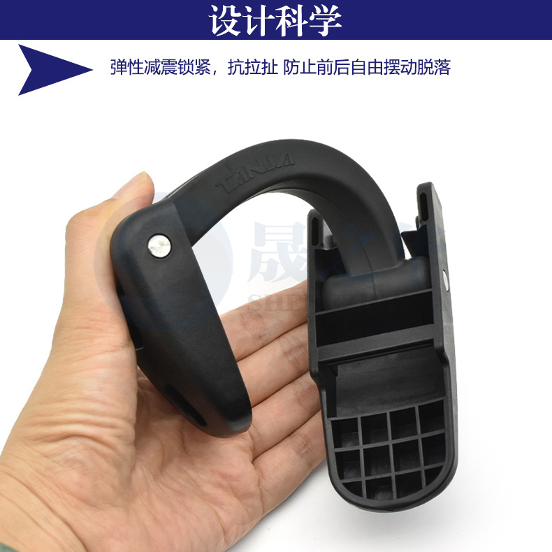 Amortiguación elástica hebilla bloqueo aislamiento caja resistente al desgaste hebilla capó del motor Bloqueo de goma equipo médico tire de la hebilla capó del motor