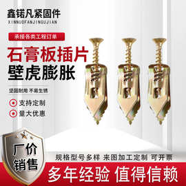 石膏板专用内膨胀螺丝打入式纤维水泥板膨胀保温板自攻胀丝螺丝管