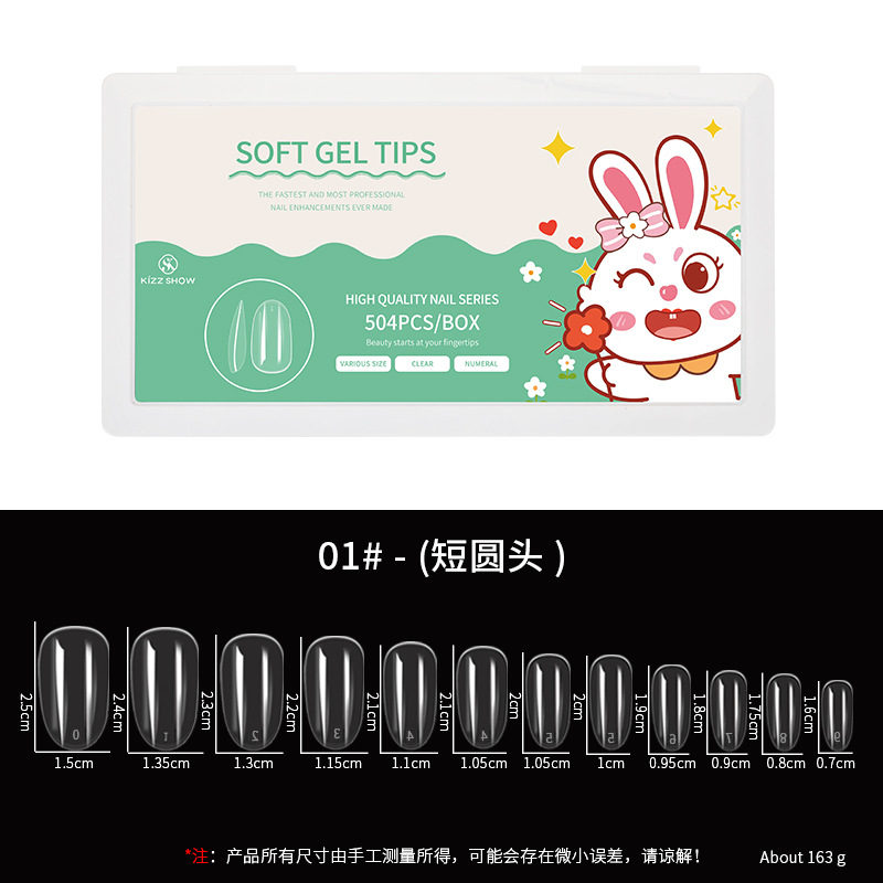 01 # cabeza redonda corta (504 piezas)