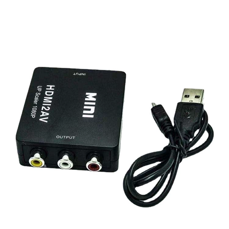 Преобразователь HDMI в AV, HDMI→AV HD-конвертер с поддержкой 1080p и выходом RCA