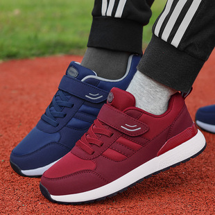 Autumn and Winter New Middle-aged and Elderly Mother Shoes Comfortable Lightweight sneaker Soft Sole Non-slip Walking Shoes Dad Travel Shoes