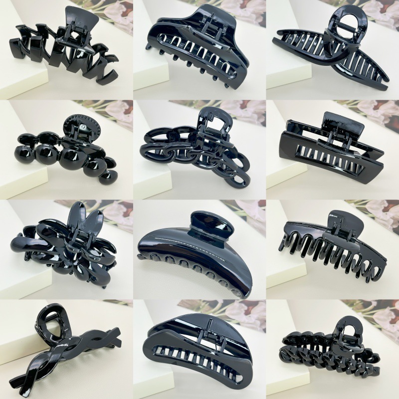 Korean Style Cross Pearl Hair Clip for Back of Head, Elegant and Chic Large Hair Clip Shark Clip Headwear for Women