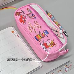 2024新款CoCo醬新年筆袋抽繩文具盒小眾高顏值桌面收納袋大容量