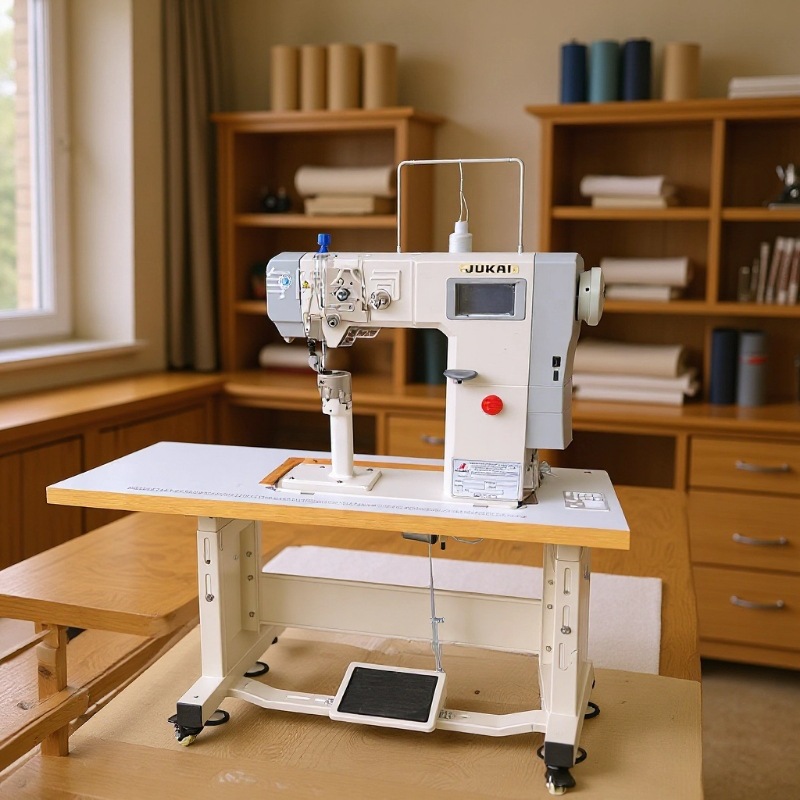 电脑高柱滚轮送缝纫机 罗拉车