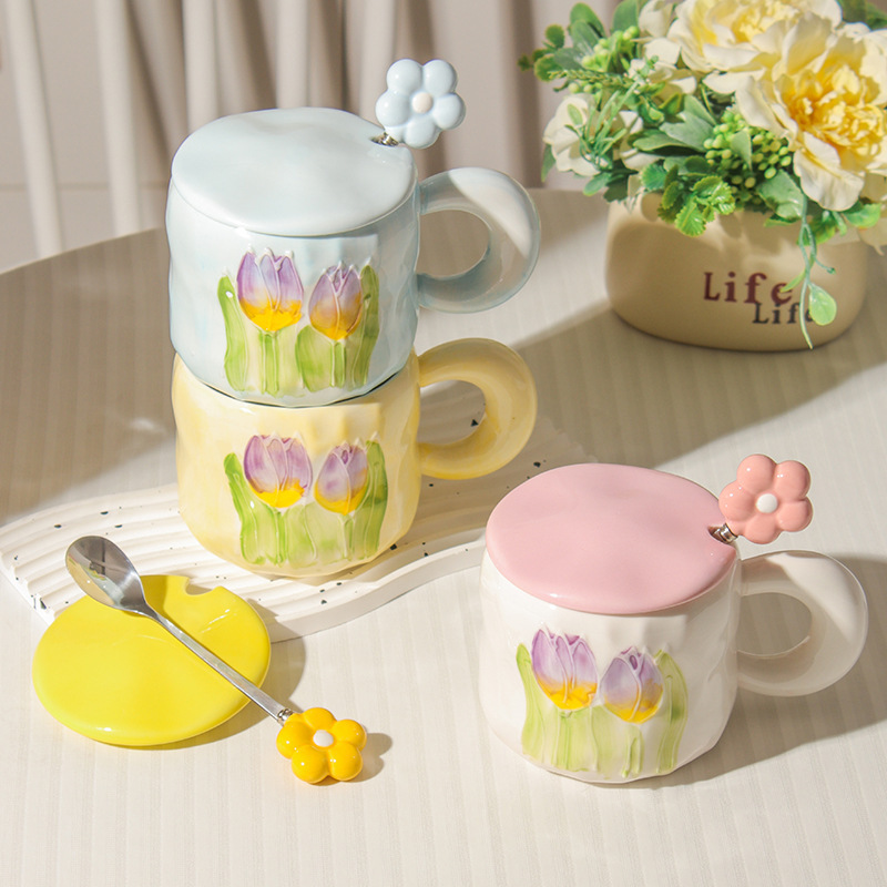 High -value INS Feng Jinxiang Cup Children's Cute Ceramics Marx Cup…