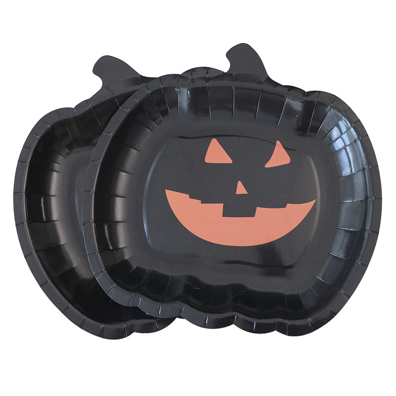 Pumpkin Pattern Cartoon Style Style Halloween Cartoon Style Pumpkin Party Festival Tableware