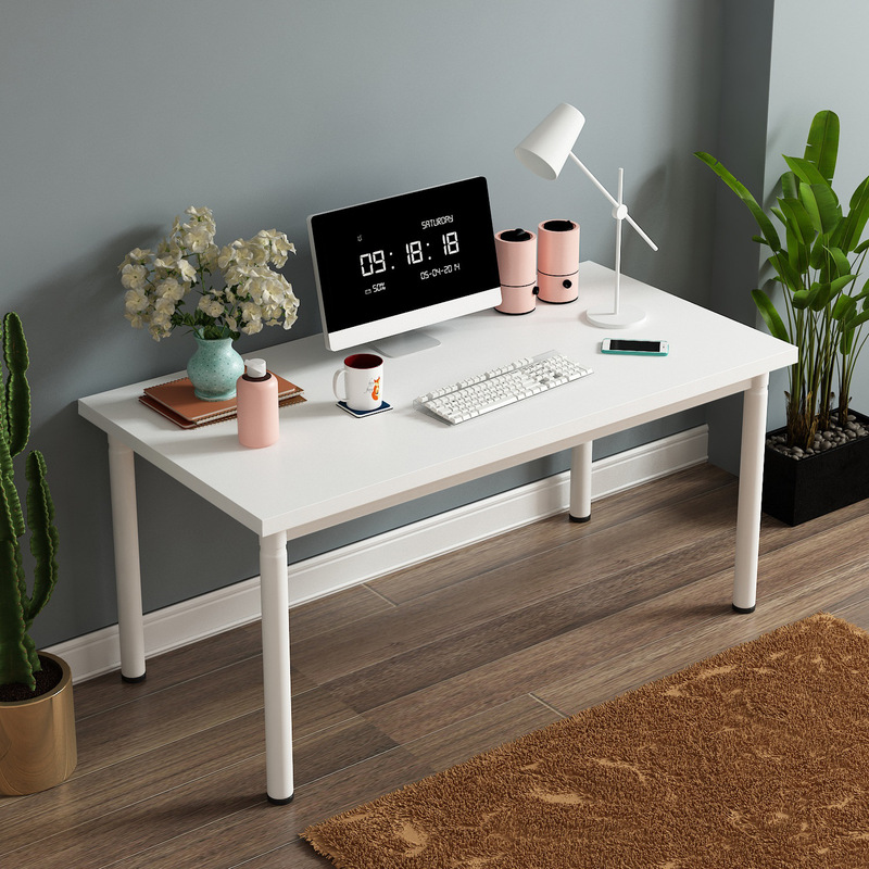 Small Apartment Round-corner Desk Computer Desk Home Office Desk Simple Writing Desk Bedroom Long Makeup Table Study Table