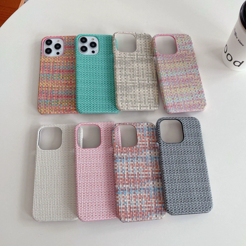 Чехол для телефона Apple iPhone 11–15 совместимый, вязаный «свитер», противоскользящий демисезонный