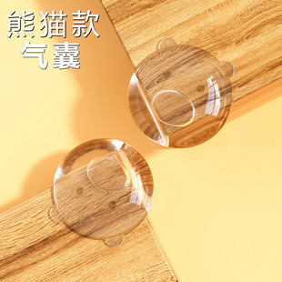 Cross-border explosions transparent anti-collision children's anti-collision corner corner protection coffee table furniture soft bag corner silicone protective cover wholesale