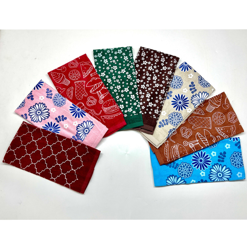 Factory in stock reactive dyeing pigment printing towel tea towel Factory in stock reactive dyeing pigment printing towel tea towel